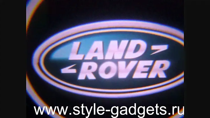 Подсветка дверей с логотипом Land Rover.