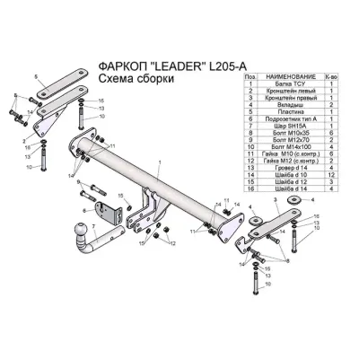 Фаркоп для LAND ROVER FREELANDER 2 (LF) (2006-2015) + электрика-0