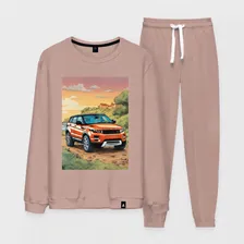 Мужской Костюм Land rover evoque (свитшот и брюки хлопок)