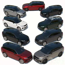 Range Rover Sport hybrid PHEV 2023 - Транспорт - 3D модель