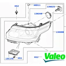 Фара левая Range Rover L405 LR096205 Valéo