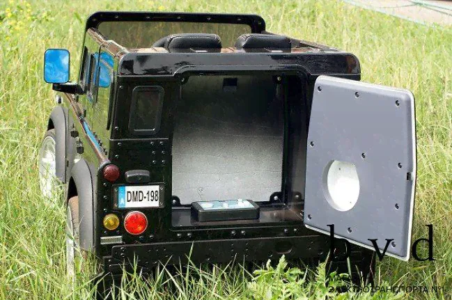 Детский электромобиль Land Rover Defender-4