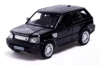 Машина металлическая Автоград "LAND ROVER RANGE ROVER SPORT", 1:32, открываются двери, инерция, цвет чёрный-0