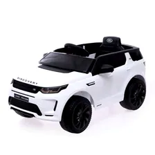 Электромобиль LAND ROVER DISCOVERY SPORT, EVA колёса, кожаное сидение, цвет белый