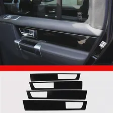 Для Land Rover Discovery 4 LR4 2010-16 ABS черная автомобильная дверь, внутреннее украшение двери, рамка, отделка, автомобильные наклейки, аксессуары