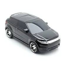 Колонка Машинка Range Rover Evogue S-666 (microSD+USB+FM) с дисплеем черная